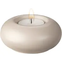 Scandi Living Stone fyrfadsstage Ø9 cm Beige