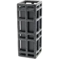 Villa Collection Lyng vase 11x11x30 cm Black