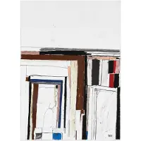 Fine Little Day We only got out at night plakat 50x70 cm Multi