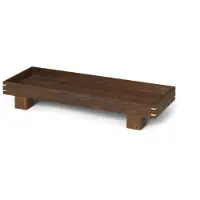 Ferm Living Bon træbakke X-Small Smoked oak