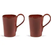 Serax La Mère krus 33 cl 2 stk Venetian red