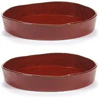 Serax La Mère dyb tallerken S Ø20 cm 2 stk Venetian red