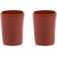 Serax La Mère espressokop 7 cl 2 stk Venetian red