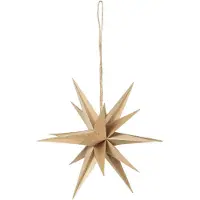 Broste Copenhagen Venus træstjerne Ø20 cm Natural