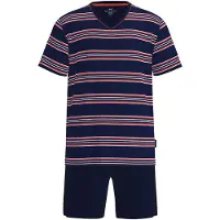 Götzburg Pyjamas kort natblå / rød