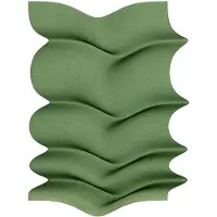 Paper Collective Green Fold 50x70 cm