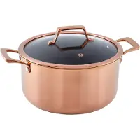 Hâws Santo Santo gryde med låg hybrid coating 5,8 L Rose Gold