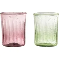 Bloomingville Sunil drikkeglas 2 pak Grøn