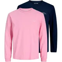 Jack & jones Junior Shirts 'JJCollege' marin / lyserød