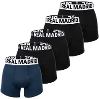 Real Madrid Boksershorts marin / sort / hvid