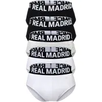 Real Madrid Slip lysegrå / sort / hvid