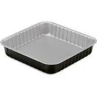 Guardini Silver Eligance ovnfast fad Stål, firkantet, 24x4,5 cm
