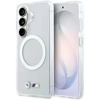 BMW Samsung Galaxy S26 M IML Metal Logo Magnetisk Hybrid Cover - Gennemsigtig