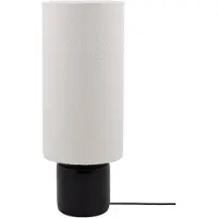 Globen Lighting Florian gulvlampe Hvid bouclé/sort, Ø30x80 cm