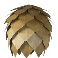 Olsson & Jensen loftslampe træ Brun