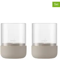 Blomus Calma fyrfadsstage Ø7 cm 2-pak Fungi