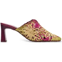 Hispanitas Hispanitastil kvinder. HV264800 Gule Amapola-sko (38), 5-8 cm, Ingen, Casual, Party, Flerfarvet