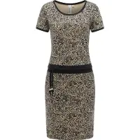 Ragwear Sommerkjole 'Baomi Zoo Youmodo' beige / sort