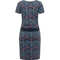 Ragwear Kjole 'Youmodo' navy / lyseblå / pastelgrøn / rød
