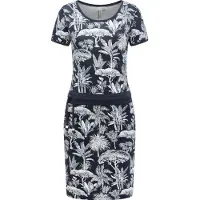 Ragwear Sommerkjole 'Baomi Tropic Youmodo' navy / hvid