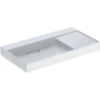 Geberit Håndvask ONE 90x48cm hvid fralæg h u/hh