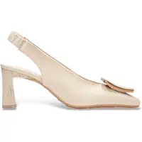Hispanitas Hispanitastil kvinder. HV264762 Amapola beige sko (38), Læder, 5-8 cm, Ingen, Casual, Party, Klassisk