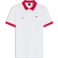 BOSS Polstret poloshirt med detaljer med landeflag