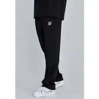SikSilk Herre Essentials Poly Track Bukser Sort