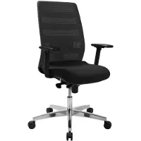 Topstar AirPoint II kontorstol AP20TW2MT0CX0 sort plast krom stel (AP20TW2MT0CX0)