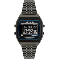 Adidas Originals Digitalur 'Ao Street' blå / sølvgrå