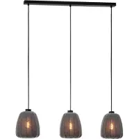 Eglo BARLASTON LANGBORD 3L E27 SORT/GRÅ
