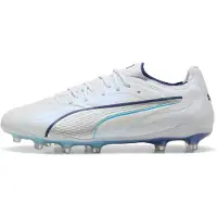 Puma KING 20 ULTIMATE FG/AG Football Boots Women, Shoes, Silver Mist/Blue Jewel/Vibrant Blue, 40