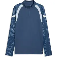 Puma individualFINAL Quarter-Zip Football Top Men, Sport, Deep Blue/White/Icy Blue, L
