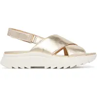 Clarks Dame Dashlite Wish Ankelrem Sandaler Gold Leather