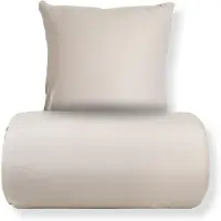 In Style Dobbelt sengetøj 200x220 cm - Microfiber - Ensfarvet beige