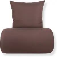 In Style Dobbelt sengetøj 200x220 cm - Microfiber - Ensfarvet brun