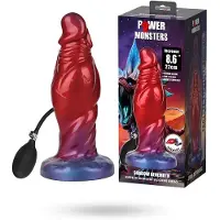 Vuxen Shadow Behemoth Rippled Monster Silicone Dildo 22 cm