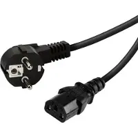 Vivanco VVITIEC180SHU, 1,8 m, Strømstik type F, IEC C13