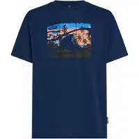 O'Neill Bluser & t-shirts blå / mørkeblå / abrikos / sort