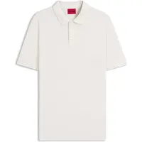 HUGO Slim fit poloshirt i slub-interlock