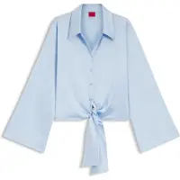 HUGO Errika 10260682 Red Langærmet Bluse