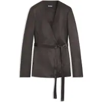 BOSS Slim fit blazer i skinnende twill
