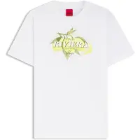 HUGO T-shirt i bomuldsjersey med logografik