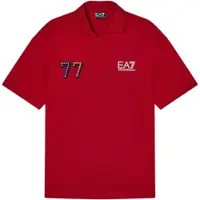 EA7 EA7til mænd. 7M001416_AF13537 Polo Graphic rød (M), Casual, Sport, Multisport, Polyester, Korte ærmer