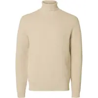 Selected Pullover 'SLHDane' beige