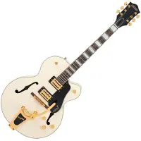 Gretsch G2420TG Streamliner Hollow Body with Bigsby LTD LRL BroadTron BT-3S Pickups Vintage White