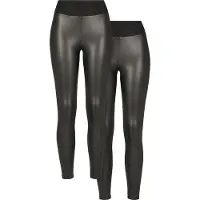 Urban Classics Faux Leather High Waist Leggings 2 Enheder