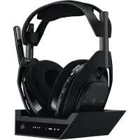Logitech G Astro A50 X - Headset - fuld størrelse - Bluetooth / LIGHTSPEED - trådløs - sort