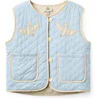 Copenhagen Colors Vest - Quiltet - Lyseblå - - 5 år (110) - Vest