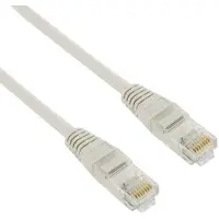 4World patchkabel RJ45, støbt kappe kat. 5e UTP 0,5 m grå (06559)